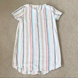 ANTHROPOLOGIE | Cloth & Stone | Linen Stripe Dress